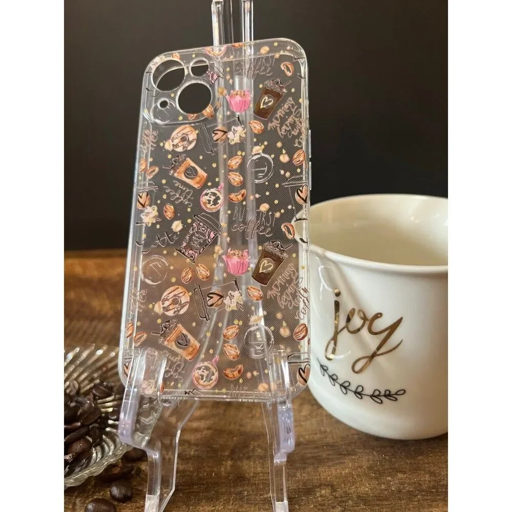 iPhone 13 Case Coffee Lover Barista Phone Clear Gift